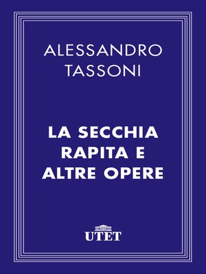 cover image of La secchia rapita e altre opere